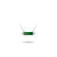 Pre-order High Jewelry collection: Green Jade "Candy Bar" Modern Pendant Necklace