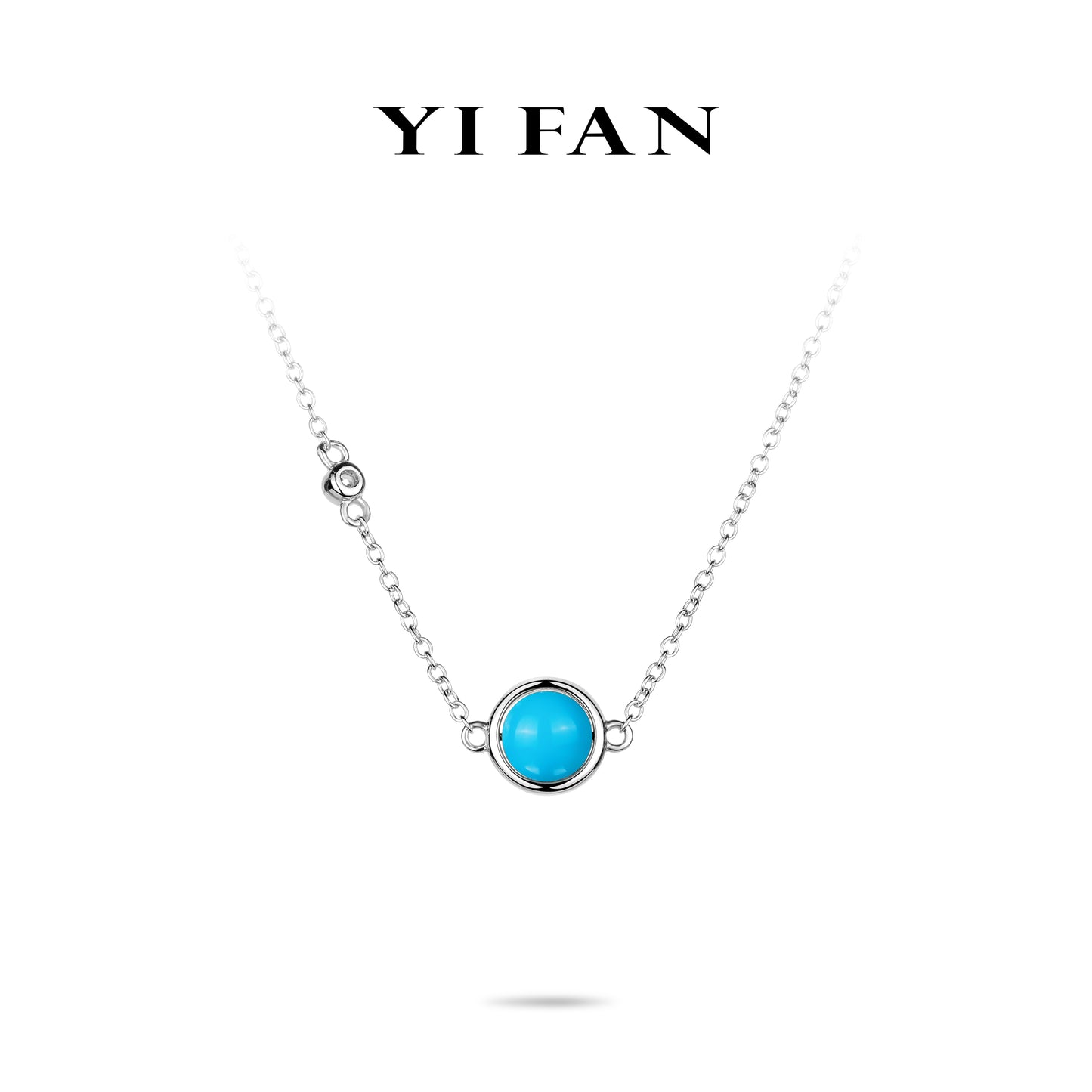 Welfare exclusive Minimalist collection: "Blue Bubble" delicate Necklace