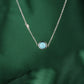 Welfare exclusive Minimalist collection: "Blue Bubble" delicate Necklace