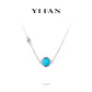 Welfare exclusive Minimalist collection: "Blue Bubble" delicate Necklace