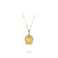 Pre-order Golden time collection: "Golden Brushed Buddha" detailed Pendant Necklace