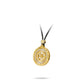 High Jewelry collection: "Mysterious Three-turn Golden Compass" detailed Hollow Pendant Necklace (2 side to wear)