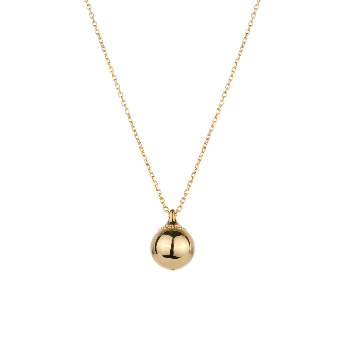 Welfare exclusive Minimalist collection: Modern "Golden Football" Pendant Necklace (Unisex)