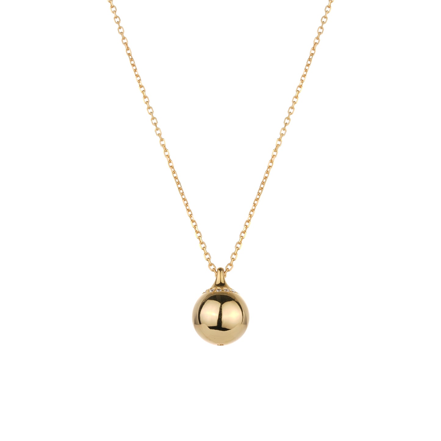 Welfare exclusive Minimalist collection: Modern "Golden Football" Pendant Necklace (Unisex)