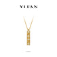 Pre-order High Jewelry collection: Exquisite "Golden Carved Hollow Pendant Necklace with Hidden Guanyin Statue."