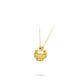 High Jewelry collection: "Mysterious Golden Ruyi" detailed Rotating Pendant Necklace (2 side to wear)