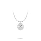 Welfare exclusive Summer Vibes collection: Modern "X Disc" delicate Pendant Necklace