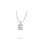 Welfare exclusive Summer Vibes collection: Modern "X Disc" delicate Pendant Necklace