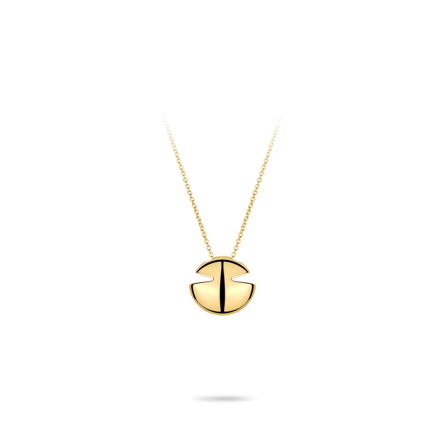 Minimalist collection: Modern "Golden Ingot" CNC Pendant Necklace (Unisex)