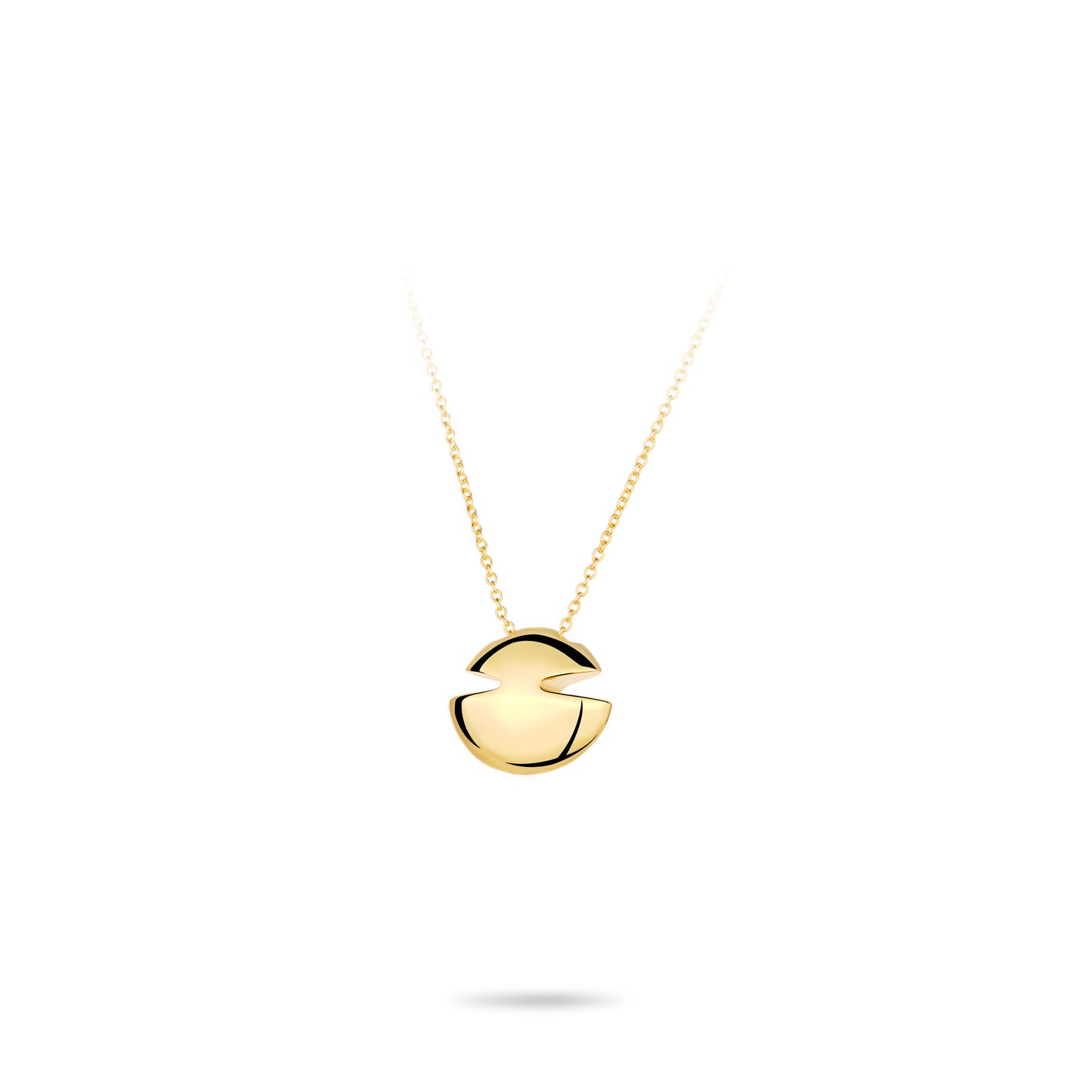 Minimalist collection: Modern "Golden Ingot" CNC Pendant Necklace (Unisex)