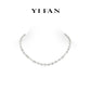 Pre-order Wedding collection: Luxury Mixed-cut "Icy Parisian Stars" exquisite Tennis Necklace