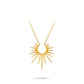 Minimalist collection: Modern "Golden Apollo Solar Rays" Necklace (Unisex)