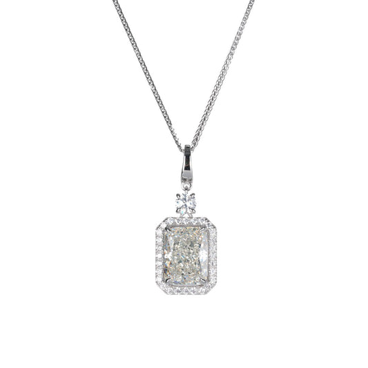 Minimalist collection: G color "Ice-Crush" Pendant