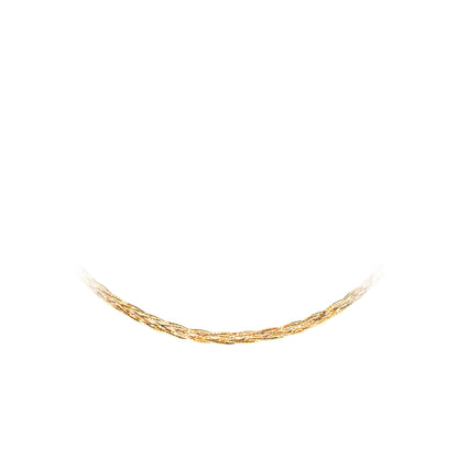 Minimalist collection: Golden Braided chain
