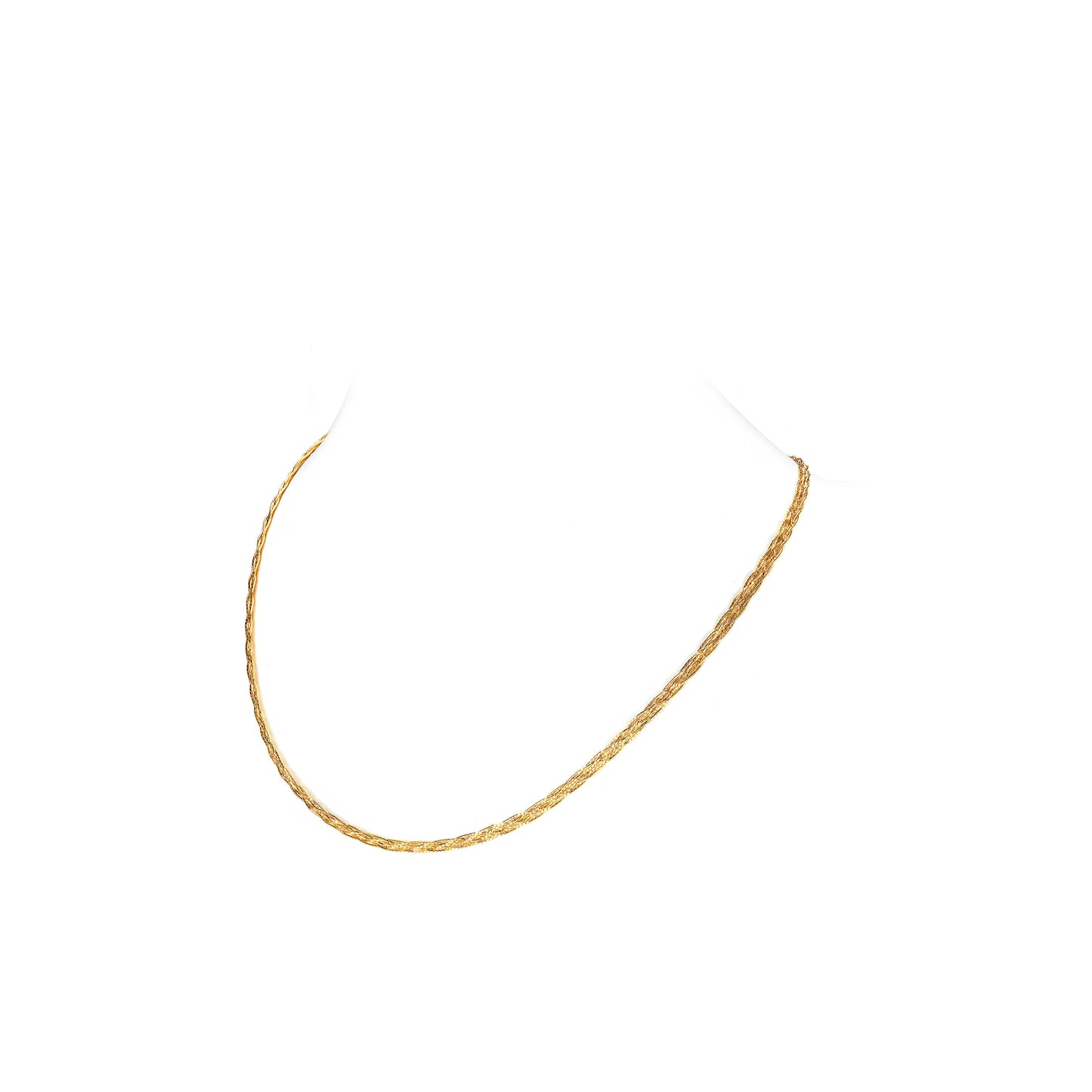 Minimalist collection: Golden Braided chain