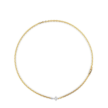 Golden time High Jewelry collection: Modern Lucky clover necklace (Unisex, multi-fuction)