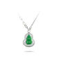 Modern Jade Lucky Bottle gourd "Hulu" unique chain necklace