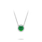 Pre-order Minimalist design: Green jade Pigeon egg necklace