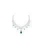 Limited edition: Luxury "Green stars with drops" Tassel necklace