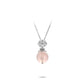 Pre-order Limited edition: High-Quality Malagasy Rose Quartz bead deatailed Necklace in Peach Fuzz Color