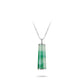 Pre-order: Luxury Dulong Jade “Floating Blossom” Auspicious Pendant Necklace