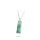 Pre-order: Luxury Dulong Jade “Floating Blossom” Auspicious Pendant Necklace