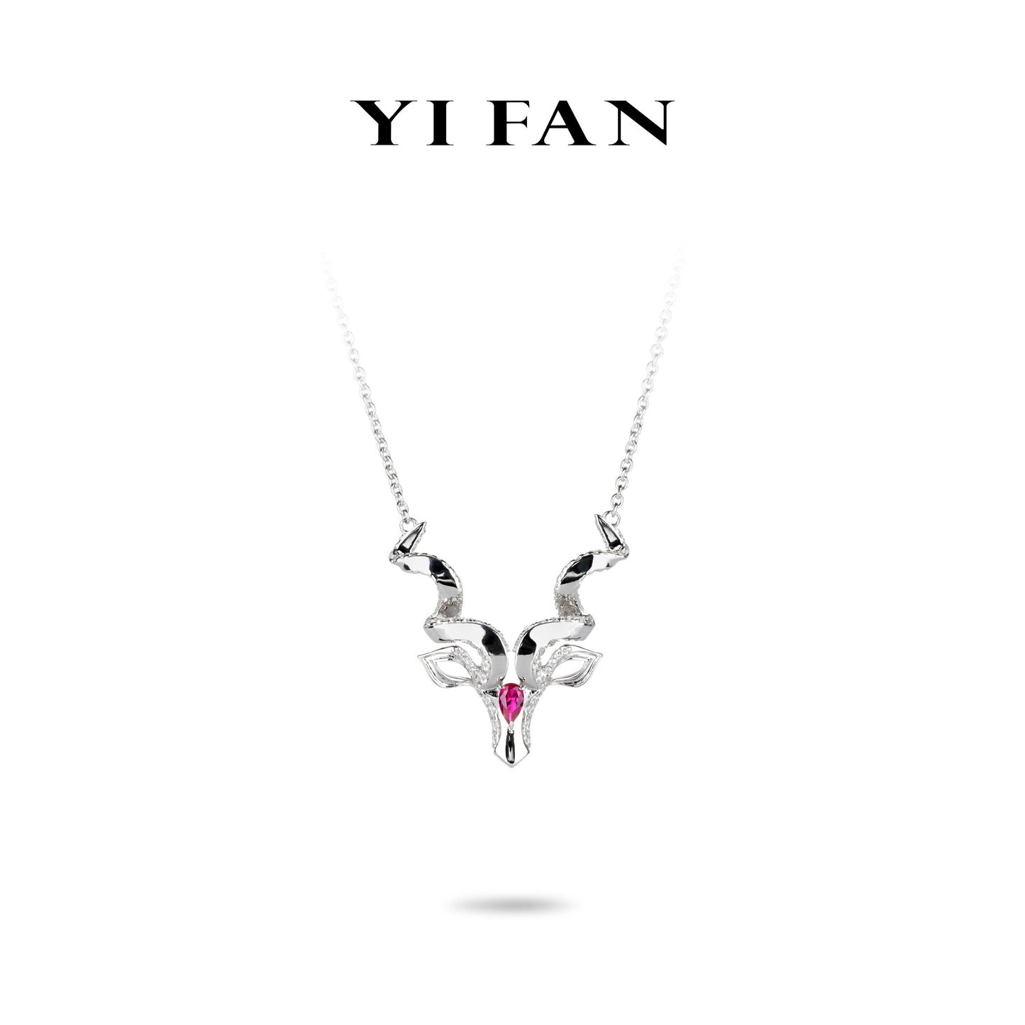 Welfare Exclusive Animal collection: Modern "Deerly Beloved" delicate Necklace