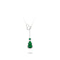 Green chalcedony Lucky Bottle gourd  "Hulu" artistic necklace