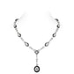 Promotion design for Christmas: Black&White Artdeco Y shape necklace