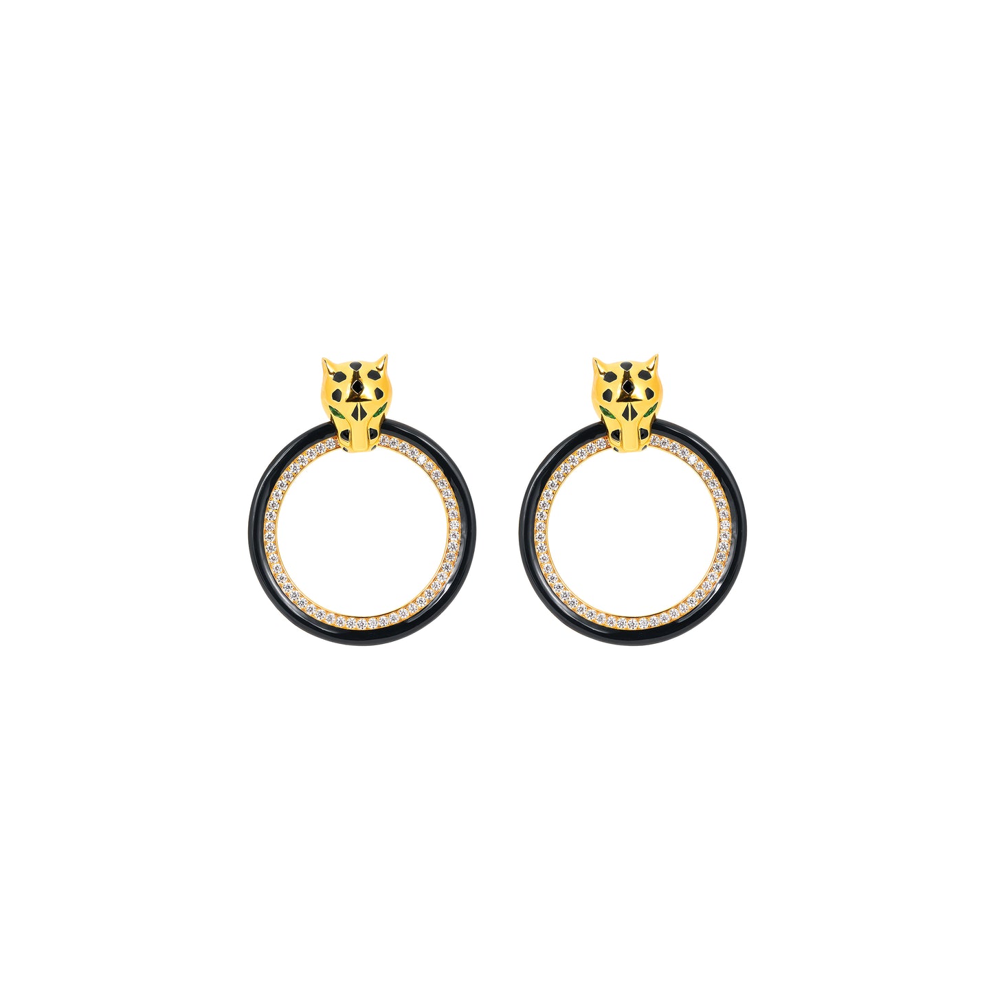 Golden Cheetah earrings, multi-function