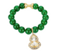 Limited edition Multi-purpose: Luxury "Hulu" with Green chalcedony necklace and bracelet