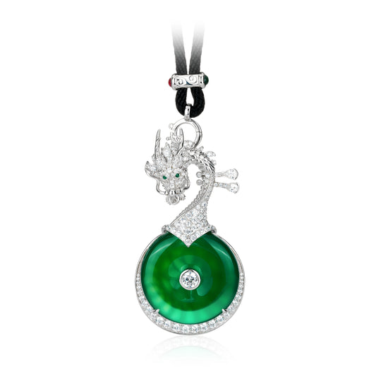 Promotion design: Luxury "One son of dragon"  'Ping An Kou' detailed pendant