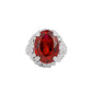 High Jewelry Ruby color collection: Luxury "Pigeon Egg Rock" detailed Ring