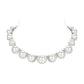 High Jewelry collection：Gradient White Pearls Evening Necklace