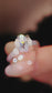 Pre-order Wedding collection: "Brilliant Honeycomb" Engagement/Wedding Ring