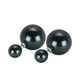 Promotional design  Dark grey Shell pearl big and small ear studs, sterling silver.