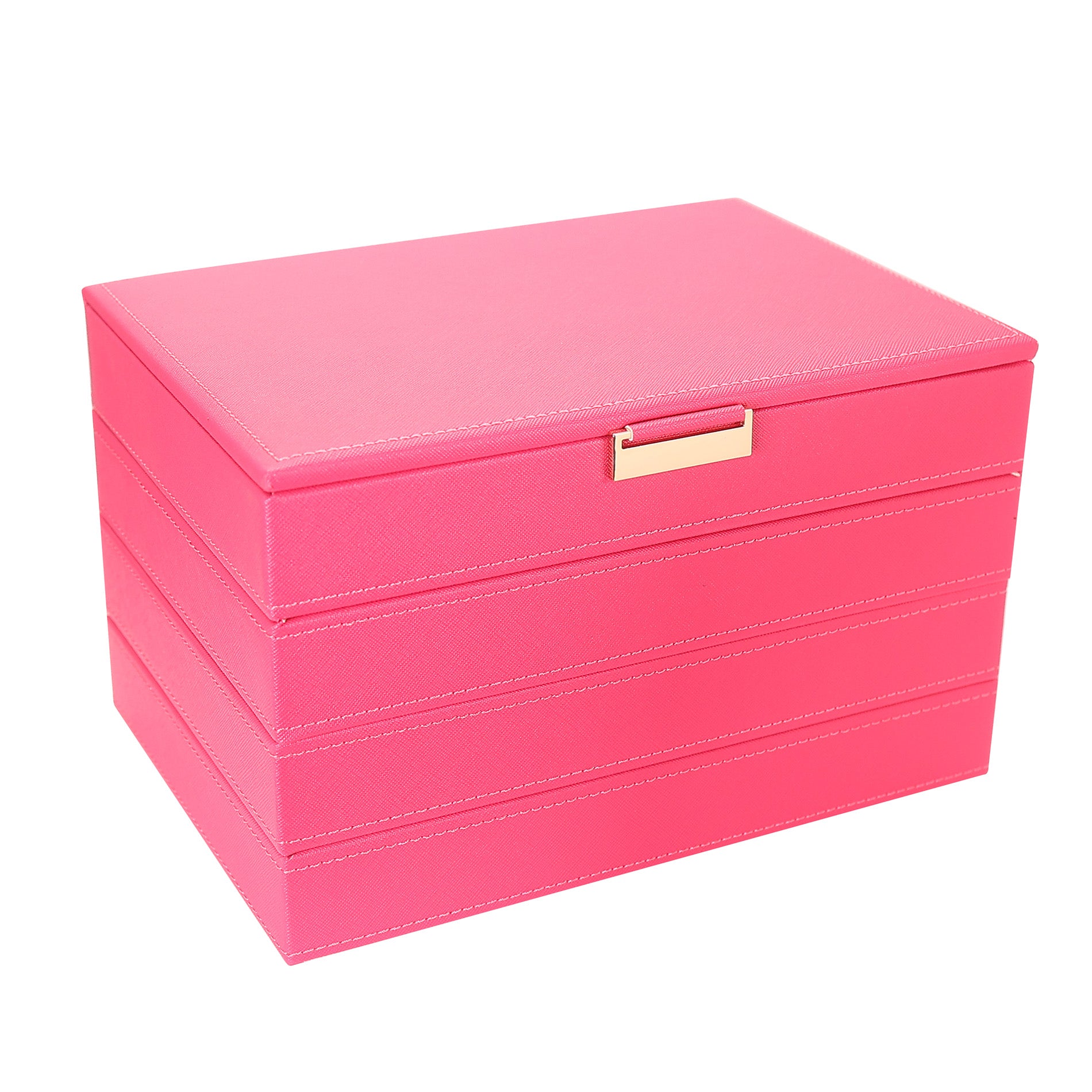 Pink Julry Pink Jewelry box 3 layers – ELSEVIER JEWELRY