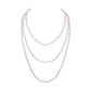 Multi-purpose White shell pearl long moonlight necklace