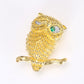 Reservation design Micro-setting the Owl brooch, sterling silver