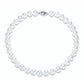 Classic White Shell pearl necklace，sterling silver