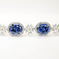 Sapphire color Oval shape fully studded fancy bracelet