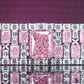 Micro-Fassung Pink Diamond Color Lab erstellte Steine, vollständig besetzt, The Snow Queen, schickes Armband, Sterlingsilber