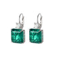 Synthetic Emerald collection: The Secret Land temperament Earrings