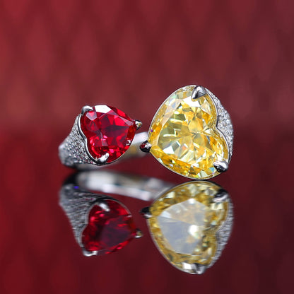 Im Mikrofassungslabor hergestellte Steine ​​Teleästhesiering, Sterlingsilber. US-Größe: 4-5-6-7-8-9-10