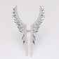 Reservation design Micro-setting Angel's wing ring, sterling silver